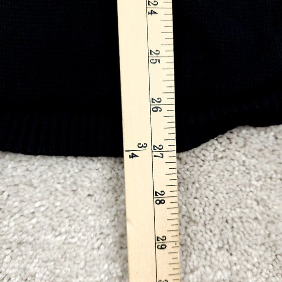 Sonoma Sweater Womens Small Black Long Sleeve Crew Neck Pullover Cable Knit NWT - Picture 8 of 9